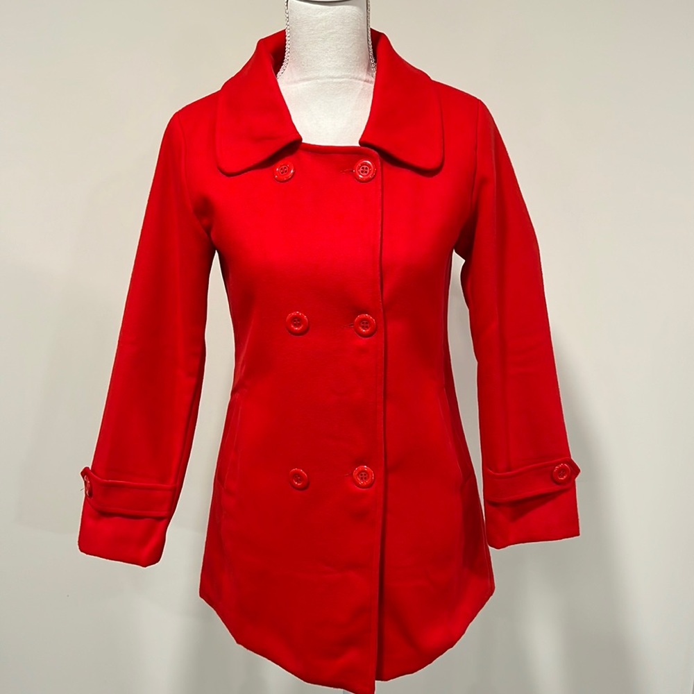G ❤️ S Red Lightweight Coat Size XS